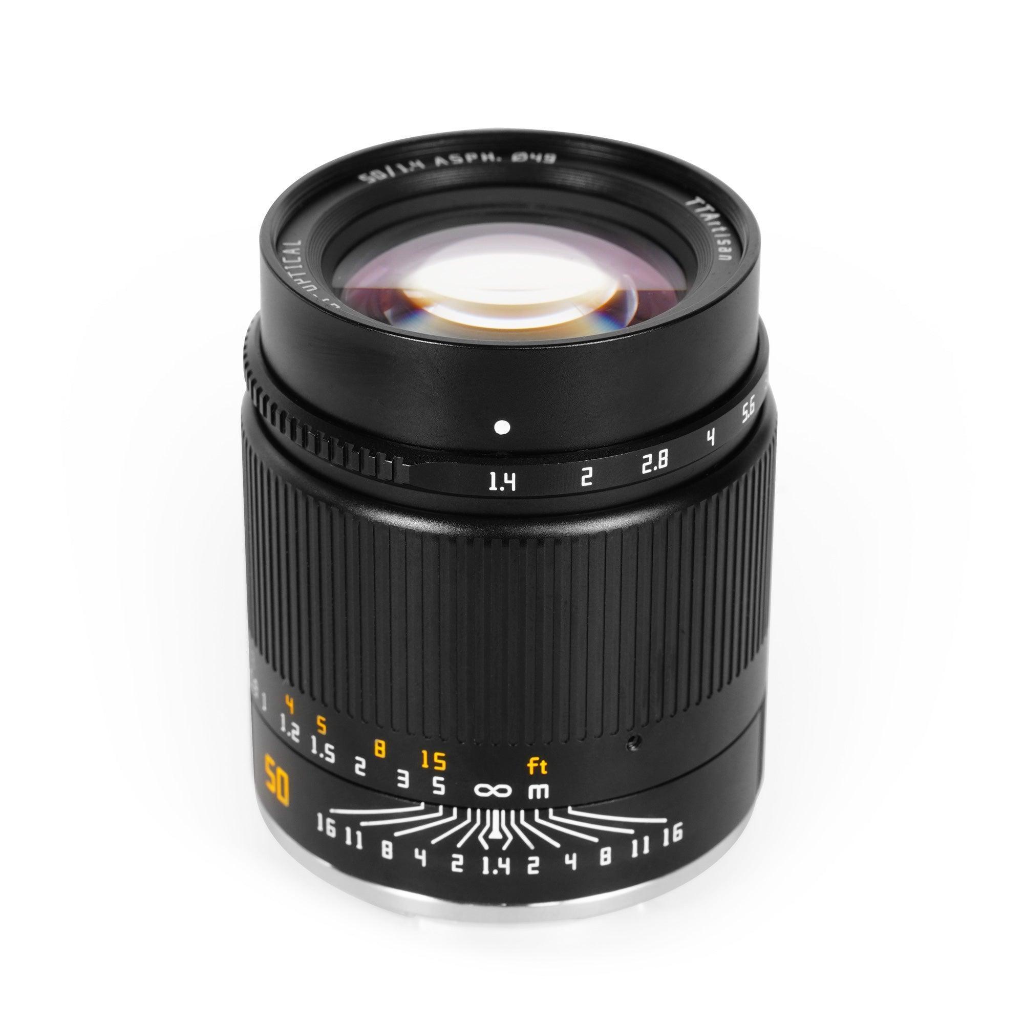 TTArtisan 50mm F1.4 ASPH Full Frame Large Aperture Portrait Manual Focus  Fixed Lens