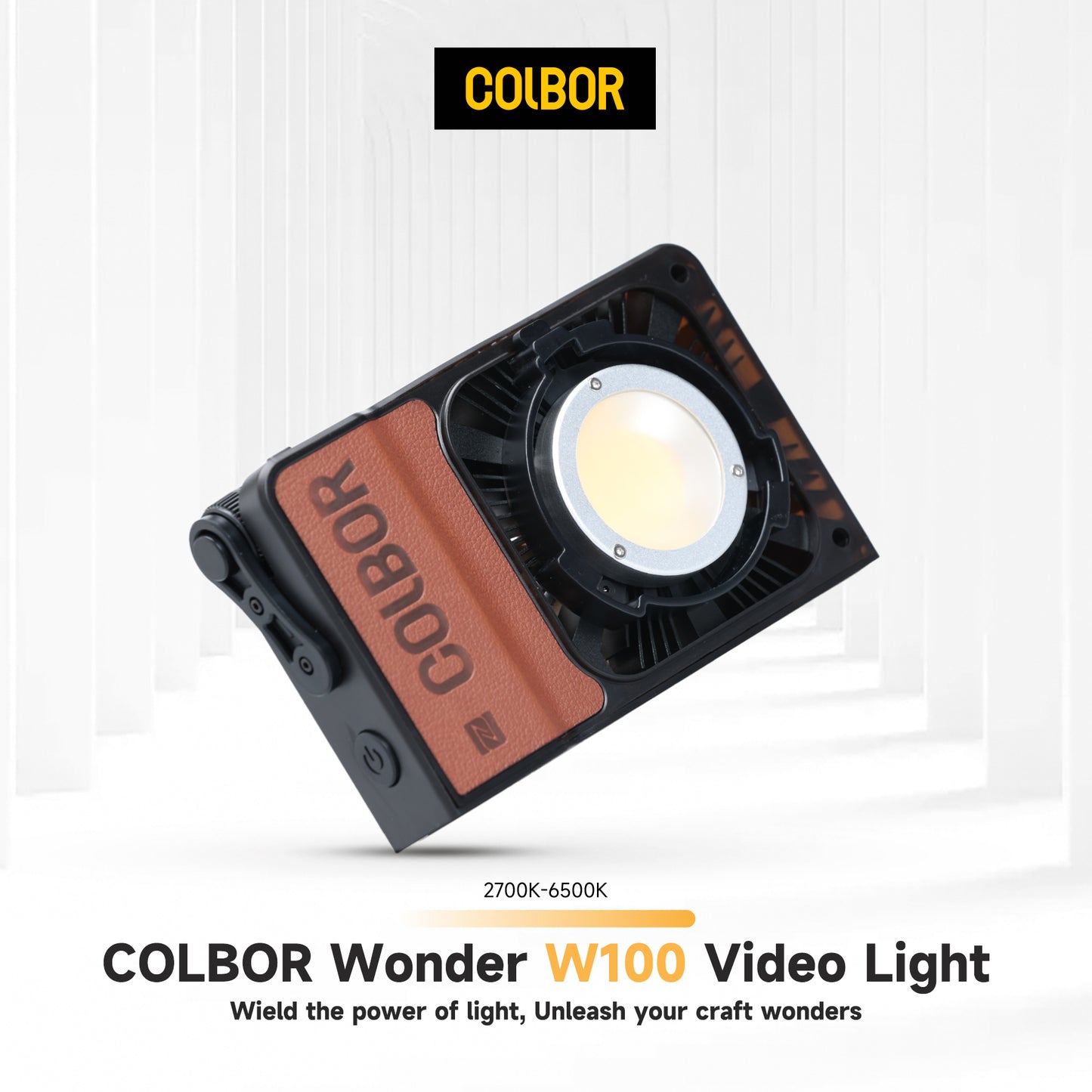 Colbor W100 100W 2700K-6500K Bi-Color Portable LED Video Light for Filmmaking - Vitopal