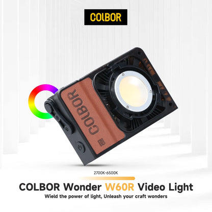 Colbor W60R Portable RGB LED Video Light for Photography Video Outdoor Shooting - Vitopal