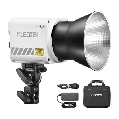 GODOX ML60II Bi 70W ビデオライト 2800K-6500K バイカラー写真ライト