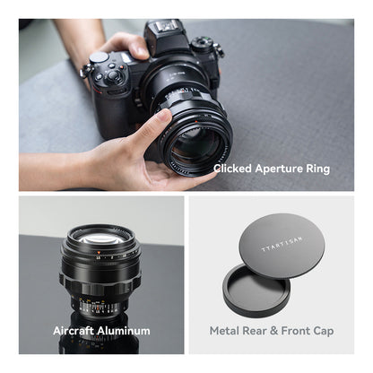 TTartisan 75mm F1.5 Swirly Bokeh Full Frame Large Aperture for M42 Mount