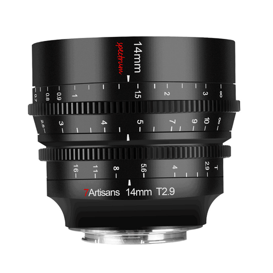 7Artisans 14mm T2.9 Cine Lens Ultra Wide Angle Full Frame Lens - Vitopal