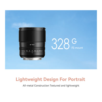 TTArtisan AF 75mm F2 Full Frame Portrait Lens