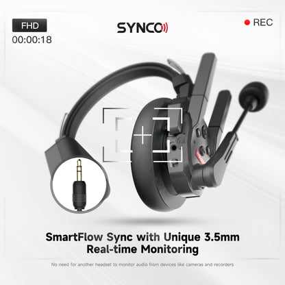 Synco Xtalk XPro 2-Way Headset Wireless Intercom System