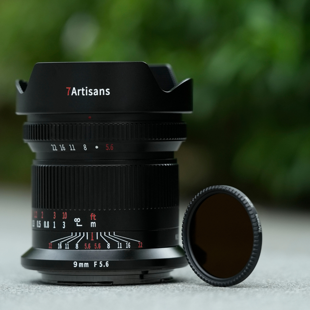 7artisans 9mm F5.6 Full Frame Wide-angle Lens for E/L/R/Z(Rear ND Filter）