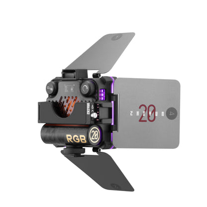 ZHIYUN FIVERAY M20C RGB ビデオライト 20W ポータブルカメラライト アプリコントロールをサポート
