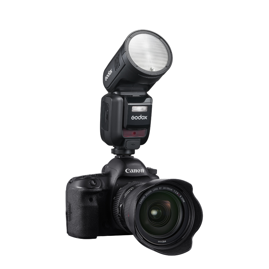 Godox V100 TTL Li-ion Round Head Camera Flash