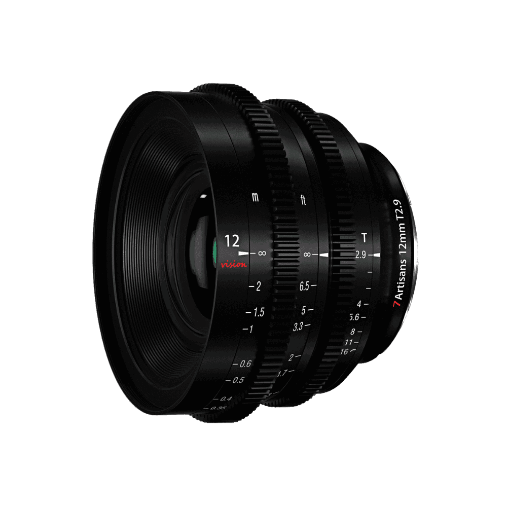 7Artisans 12mm T2.9 Cine Lens Large Aperture APS-C Ultra Wide Angle Lens - Vitopal