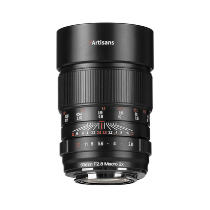 7Artisans 60mm F2.8 Ultra-Macro 2X Full Frame Lens