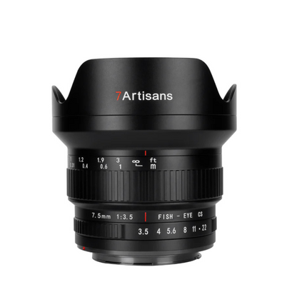 7Artisans 7.5mm F3.5 超広角 APS-C DSLR レンズ EF用