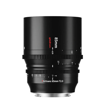 Lente de cine de fotograma completo de gran apertura T2.0 de 85 mm 7Artisans