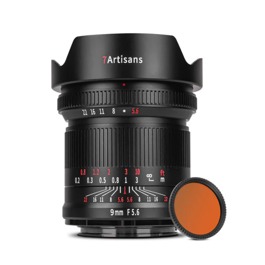 7artisans 9mm F5.6 Full-frame Wide-angle lens for E/L/R/Z（Rear ND Filter）