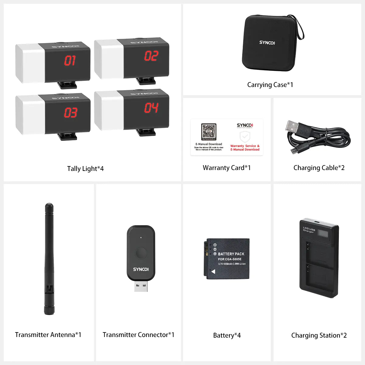 Synco CE3 4-Light Tally System