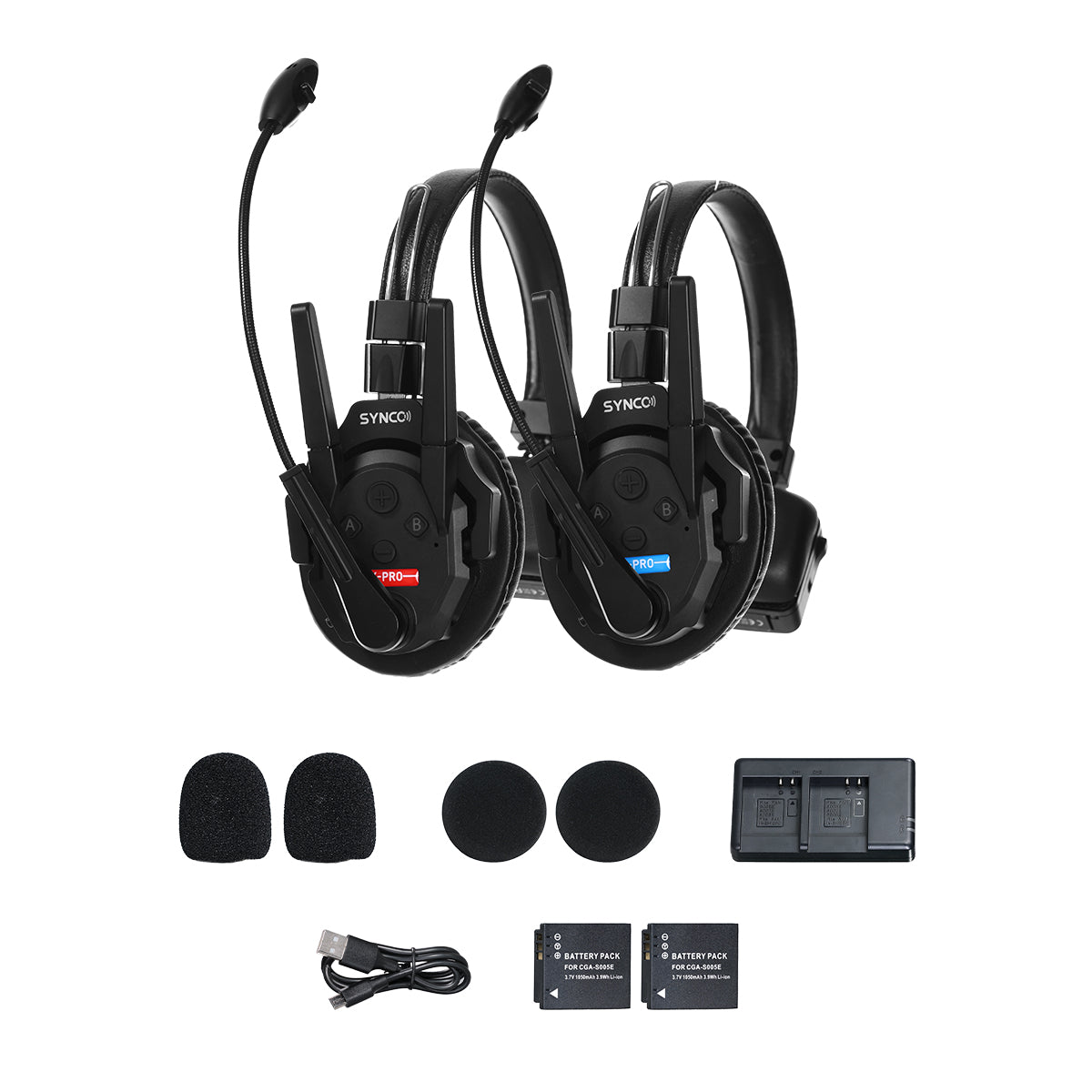 Synco Xtalk XPro 2-Way Headset Wireless Intercom System