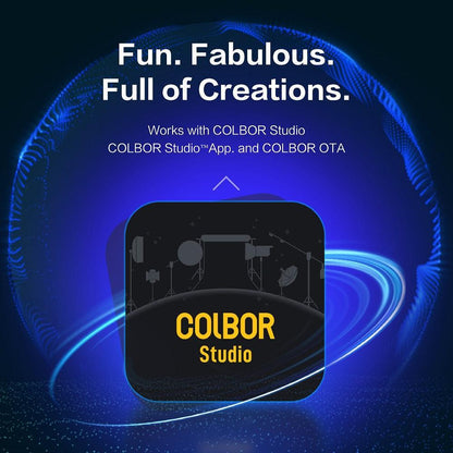 COLBOR CL60R RGB Video Light Full Color Bowens Mount APP Control Video Light - Vitopal