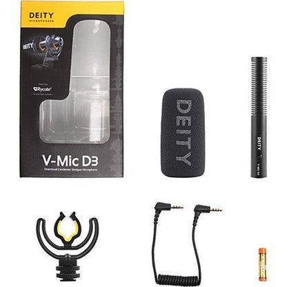 Deity Microphones V-Mic D3 Camera-Mount Shotgun Microphone - Vitopal