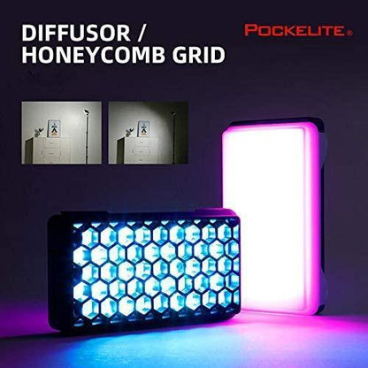 FalconEyes PockeLite F7 RGB LED Light with Honeycomb and Soft Frame