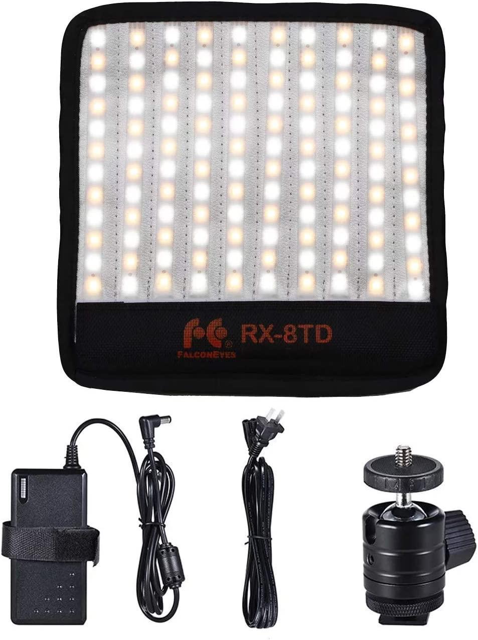 FalconEyes RX-8TD Bi-Color LED Light with RX-8OB + RX-8SB - Vitopal