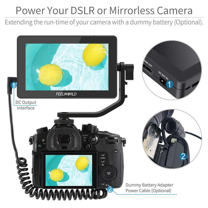 FEELWORLD F6 Plus 5.5 inch Touch Screen DSLR Camera Field Monitor