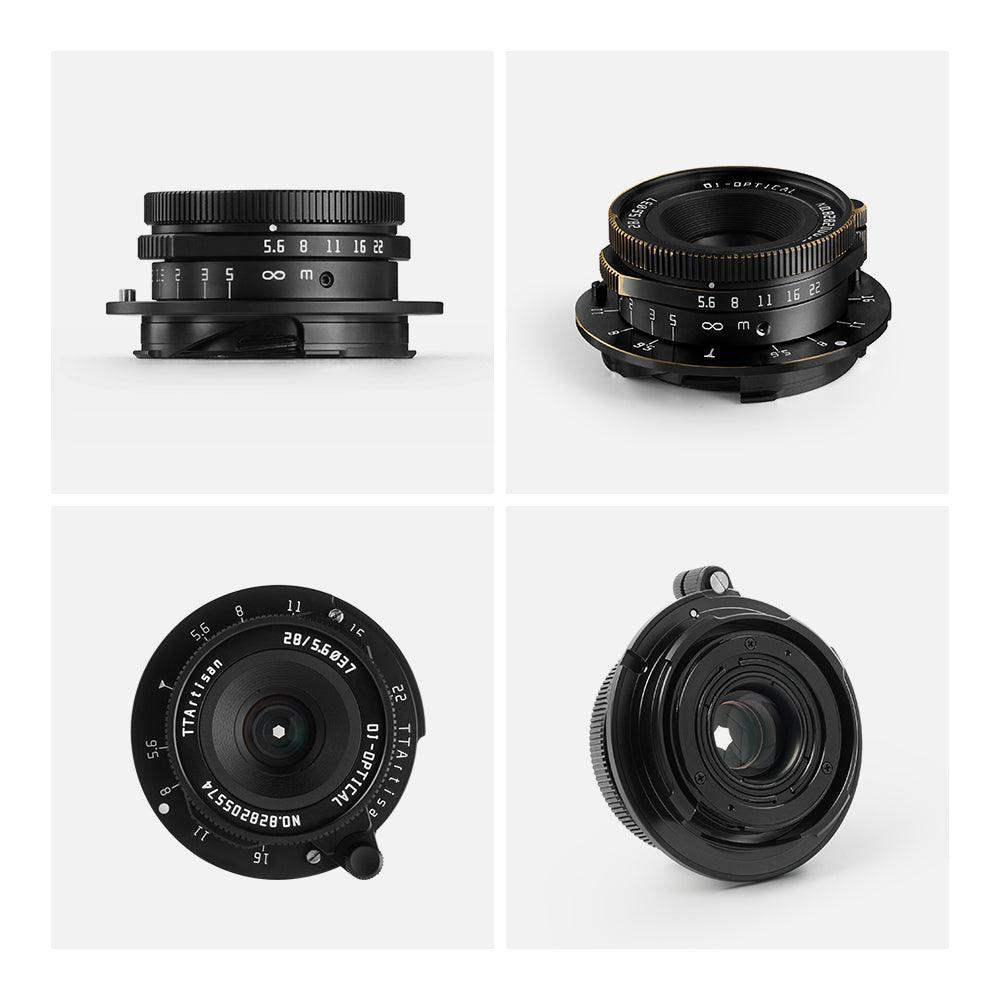 TTArtisan M 28mm F5.6 Full Frame Manual Focus Lens for Leica M (Black