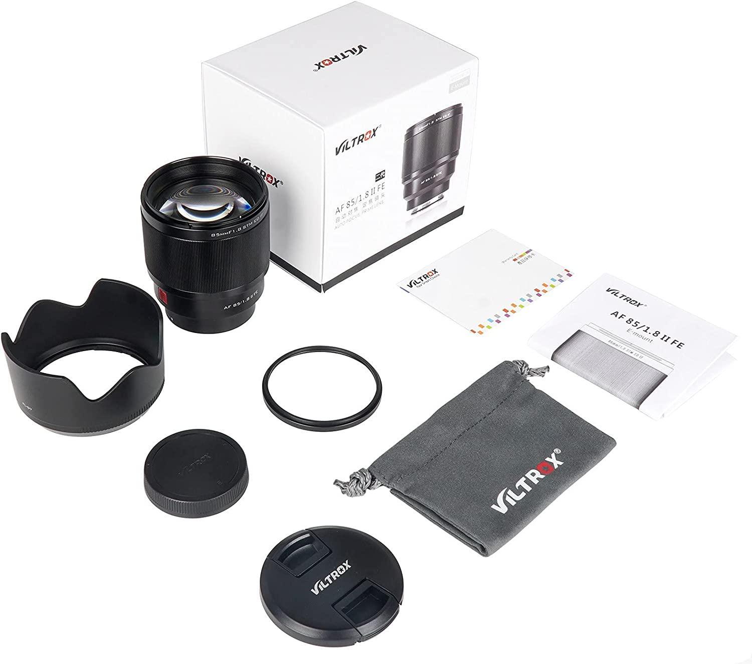 Viltrox AF 85mm F1.8 FE II Full Frame Lens for Sony E Mirrorless Camera