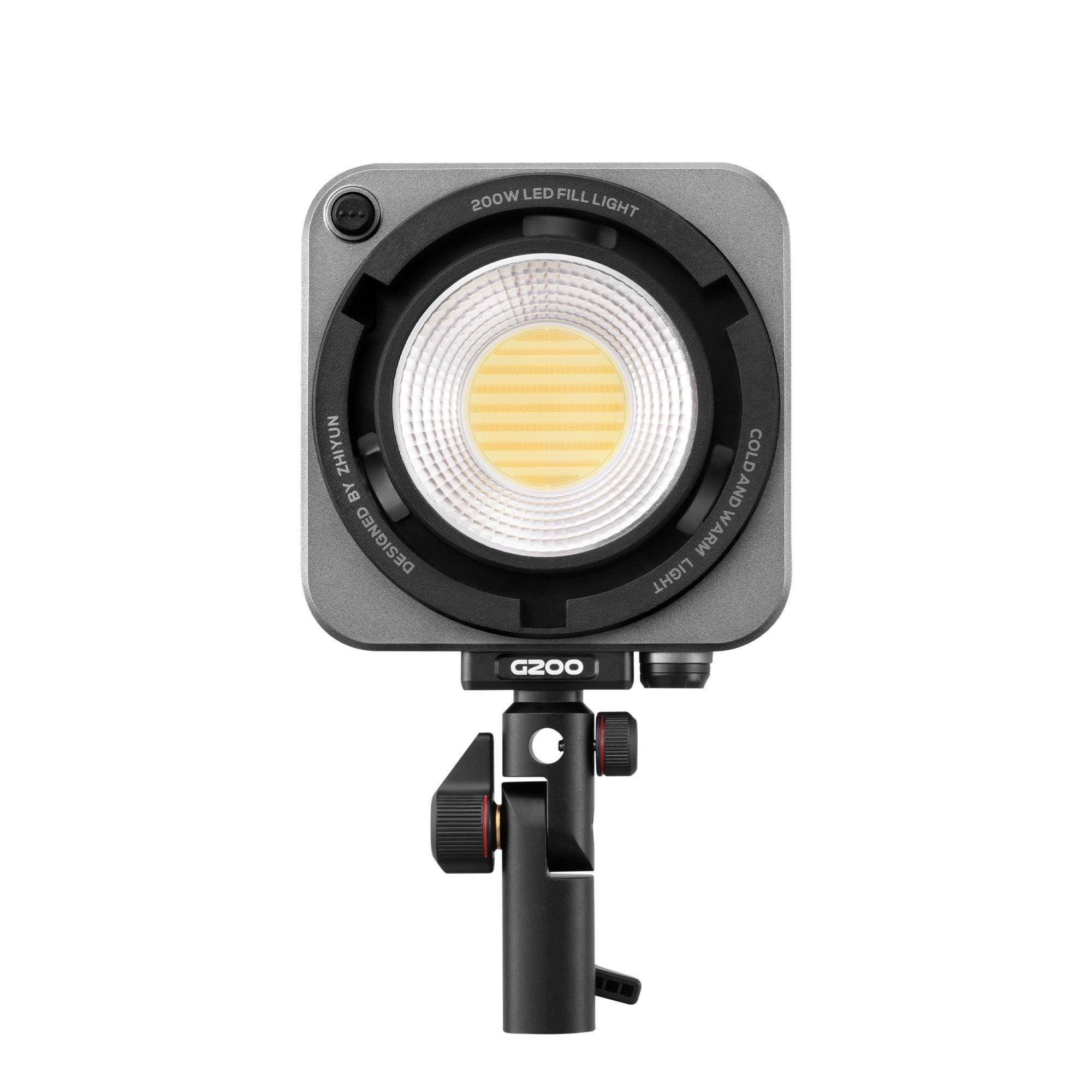 ZHIYUN MOLUS G200 COB LED Video Light Bowens Mount, Bi-Color 2700K-6500K