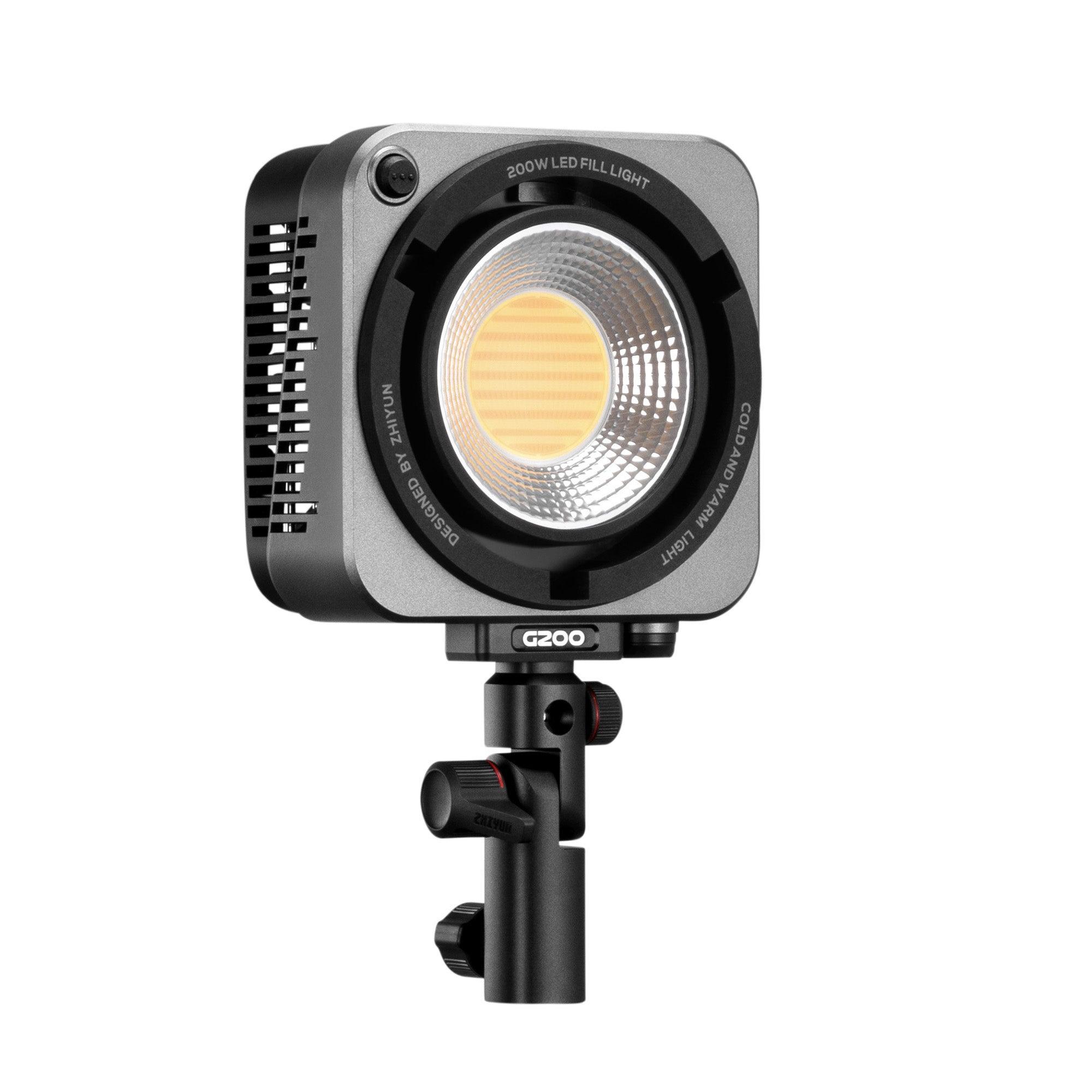 ZHIYUN MOLUS G200 COB LED Video Light Bowens Mount, Bi-Color 2700K-6500K